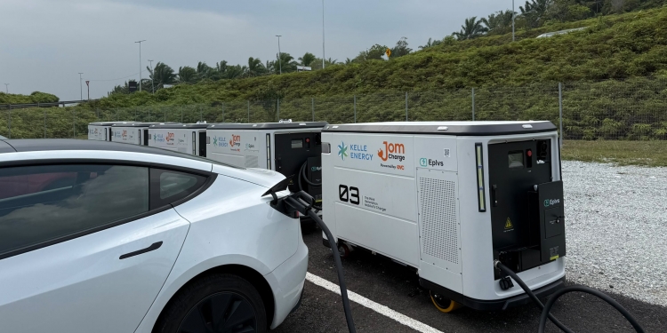 JomCharge在雪邦为F1私人车队部署1400kW充电容量