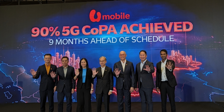 5G人口密集区覆盖率达90% U Mobile提前9个月达成目标