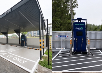 已启用！ChargEV在雷克萨斯梳邦再也及丰田爱极乐汽车城设置60kW直流充电桩