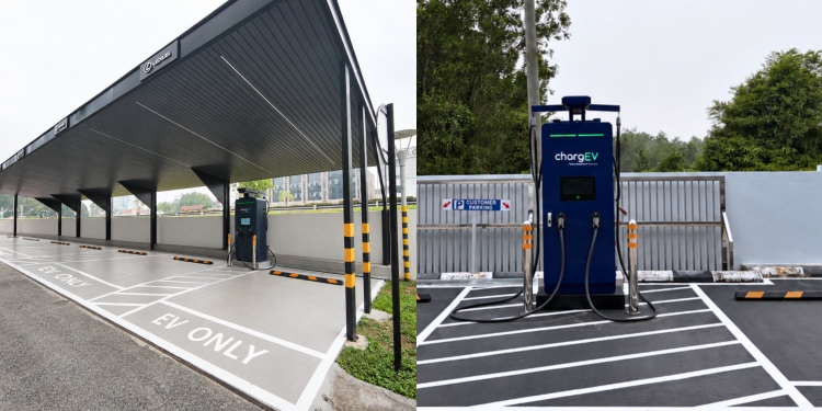 已启用!ChargEV在雷克萨斯梳邦再也及丰田爱极乐汽车城设置60kW直流充电桩