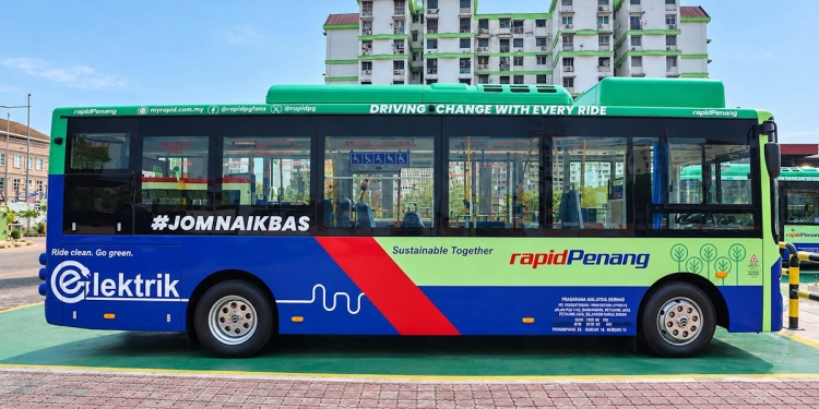 Rapid Bus试用新电动巴士，覆盖Rapid KL及Rapid Penang